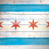 Chicago Flag Light Wood Surface Book 2 13.5in Skin